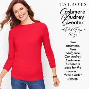 Cashmere Audrey Red Sweater